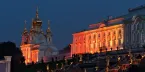 Световое шоу в Петергофе