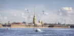圣彼得堡与彼得大帝夏宫亚之间的乘“流星”游船的往返票 - open photo №8