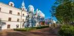 Карелия, остров Валаам, территория Спасо-Преображенского собора