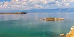 Озеро Байкал, островок у деревни Харанцы, называемый Крокодил
