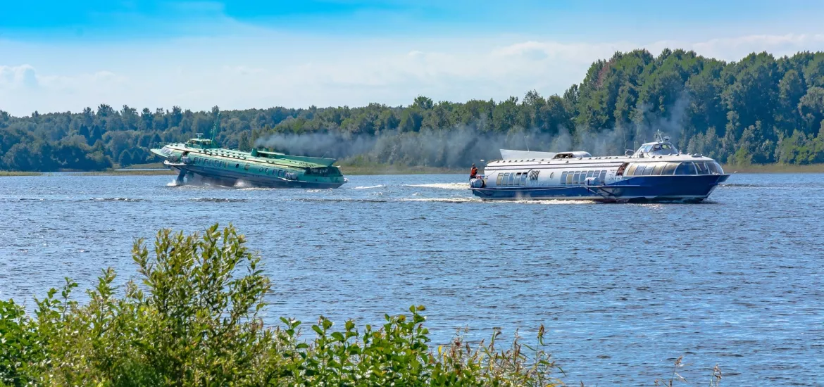 Hydrofoil from Petrozavodsk to Kizhi and back - Photo №2