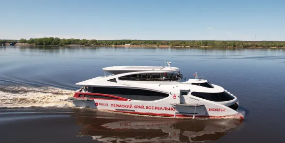 Прогулочный рейс по Каме на электрокатамаране ЭкоходЪ